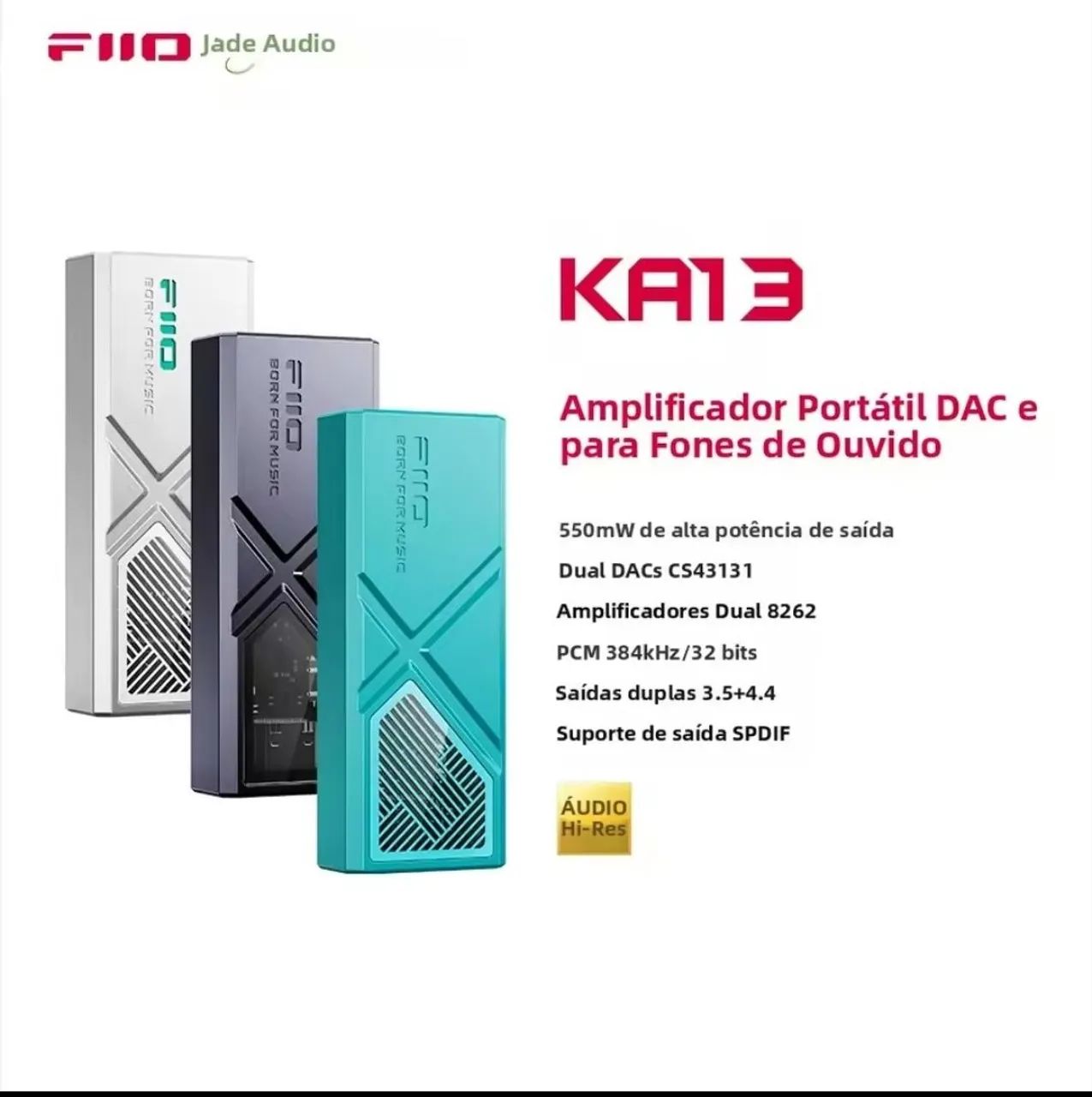 DAC Fiio KA13 - Foto 2