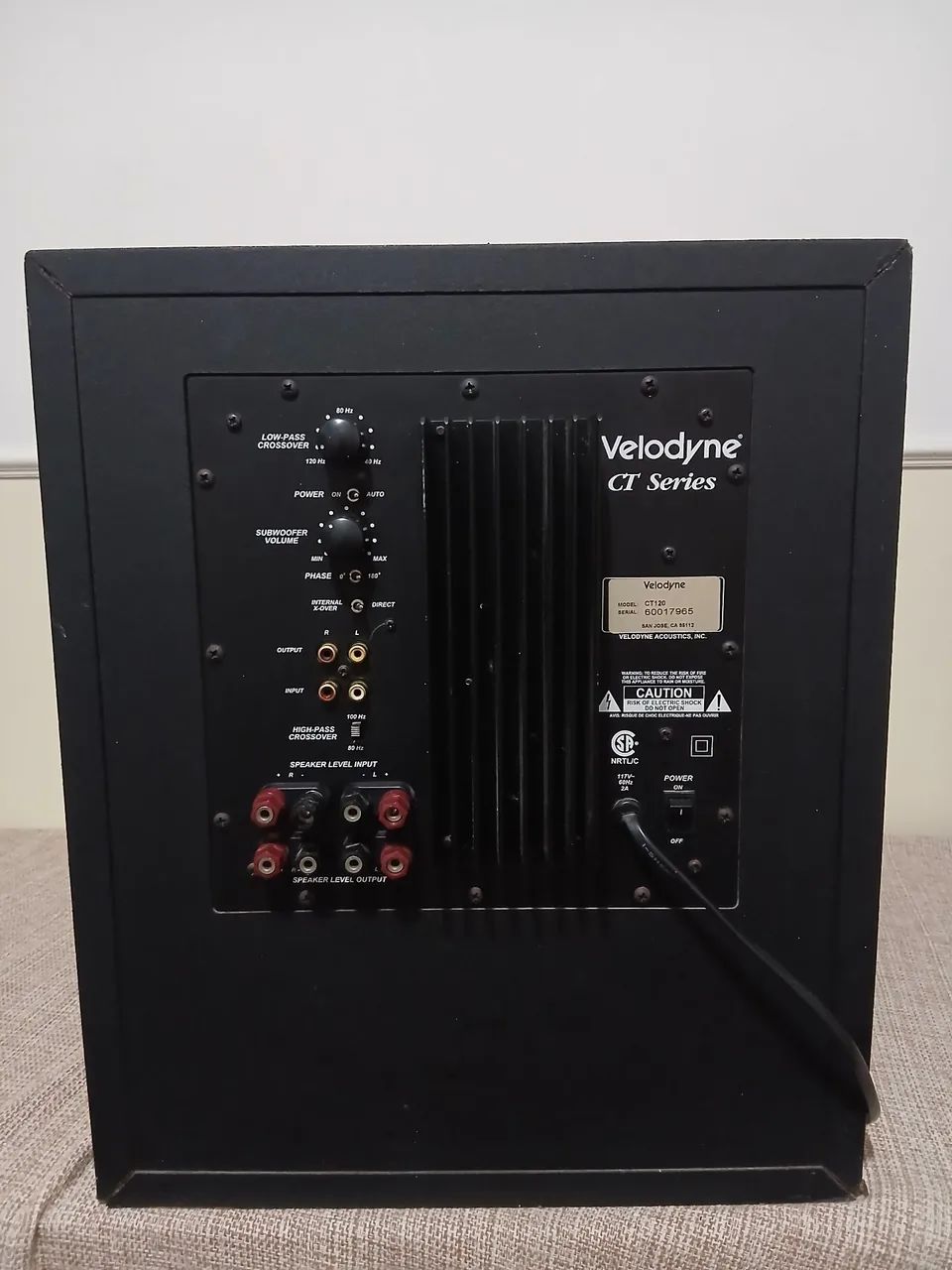 Subwoofer Ativo Velodyne CHT-12 (12 Polegadas / 200W RMS) - Foto 2