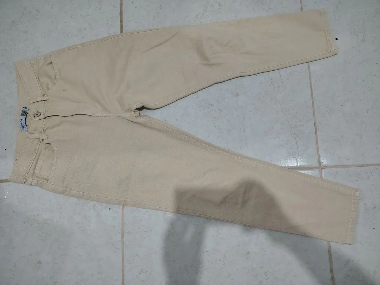 Calça feminina bege MoM Tam 38