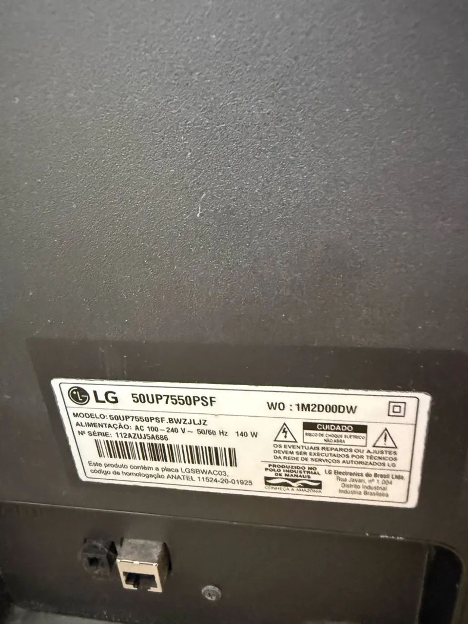 TV LG 50" com defeito  - Foto 2