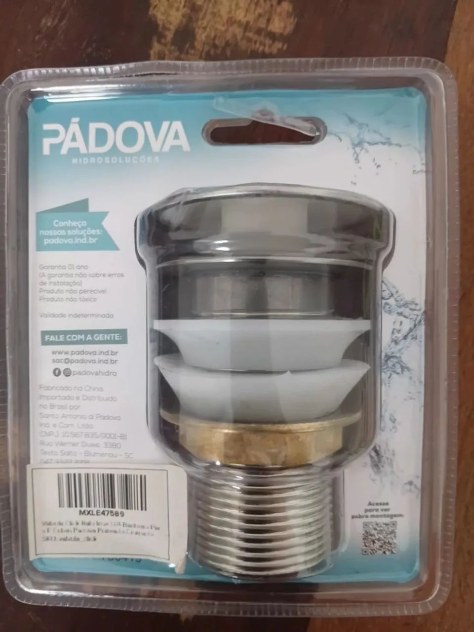 Válvula de Metal Click  1.1/4  - Pádova - Foto 2
