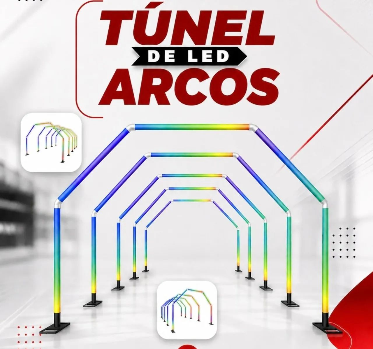 Túnel de led ... Arco de led  - Foto 2