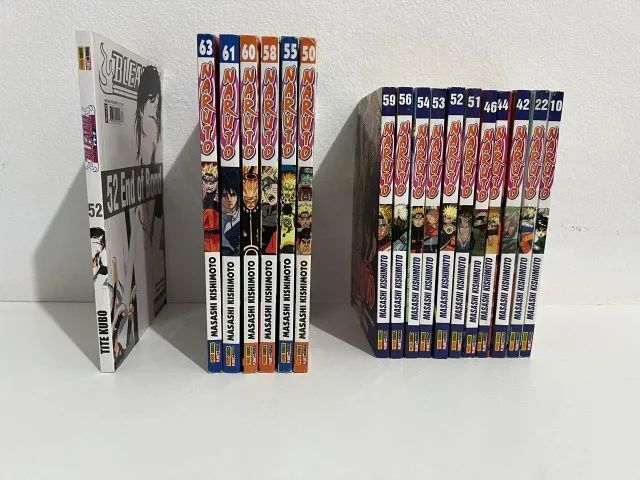 17 mangás do Naruto + 1 do Bleach - Foto 2