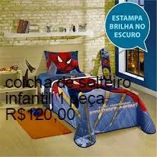 Colcha forrada Homem aranha