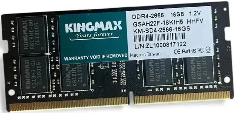 Memória RAM 16 GB KINGMAX 