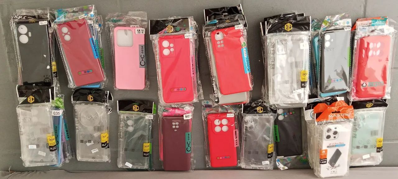 LOTE COM 87 CAPAS DE CELULAR NOVAS DE VÁRIOS MODELOS - Foto 5