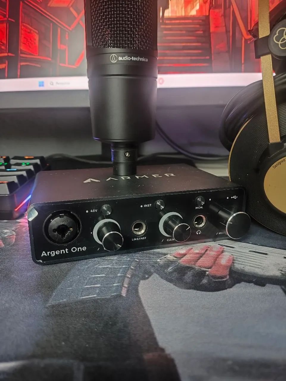 Home Studio Completo | AT2020 + Interface + Monitores + AKG - Foto 2