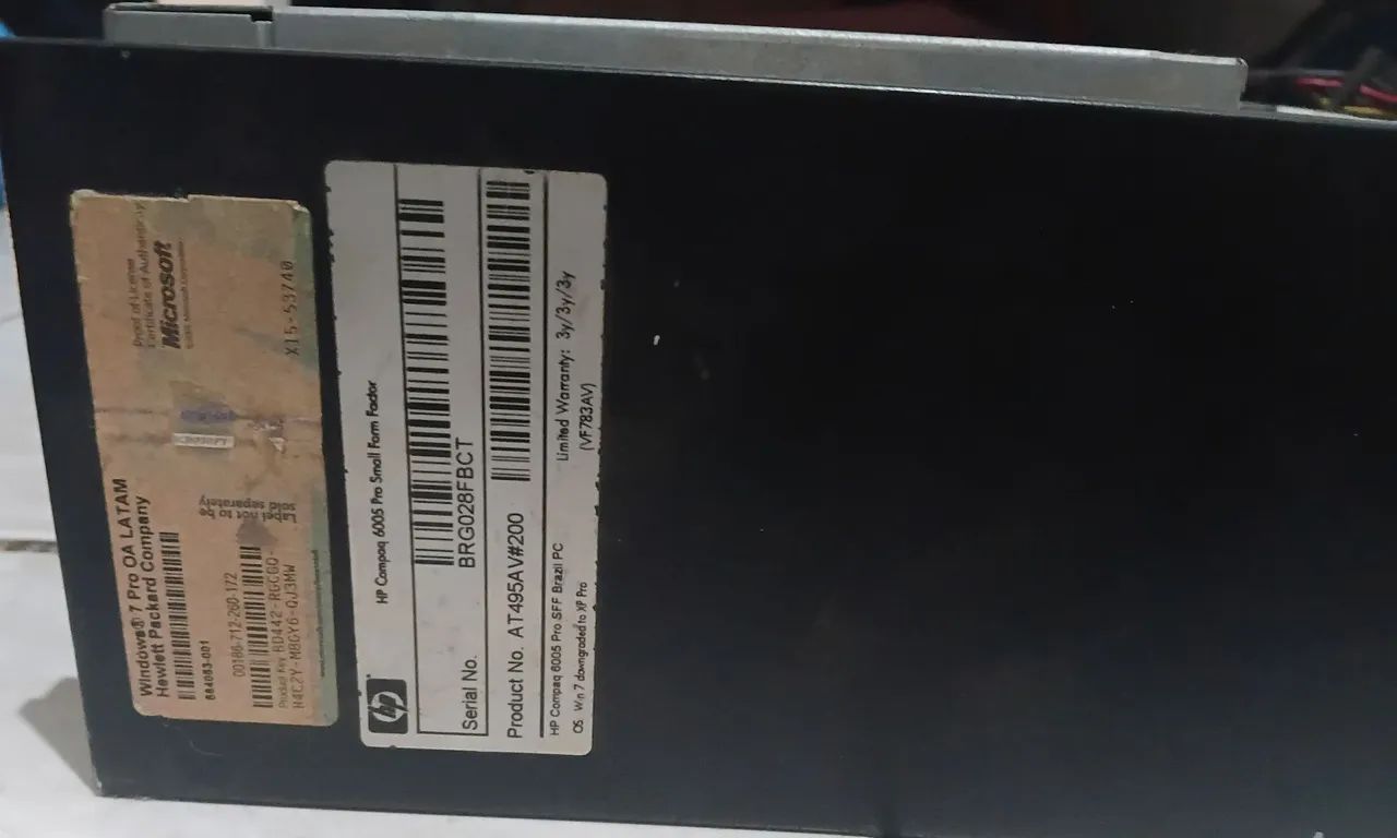 PC HP Compaq 6005 Pro + teclado e mouse R$250 - Foto 3