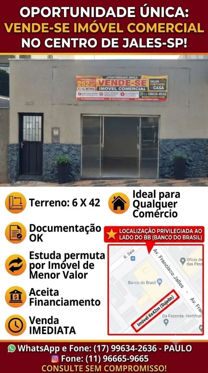 Venda Imóvel Comercial  no Centro  de Jales-sp - Foto 3