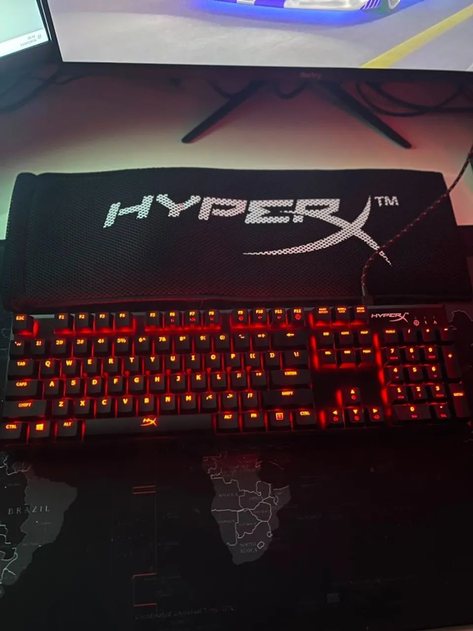 Teclado Hyperx Alloy Fps Cor Preto Com Luz Vermelho - Foto 3