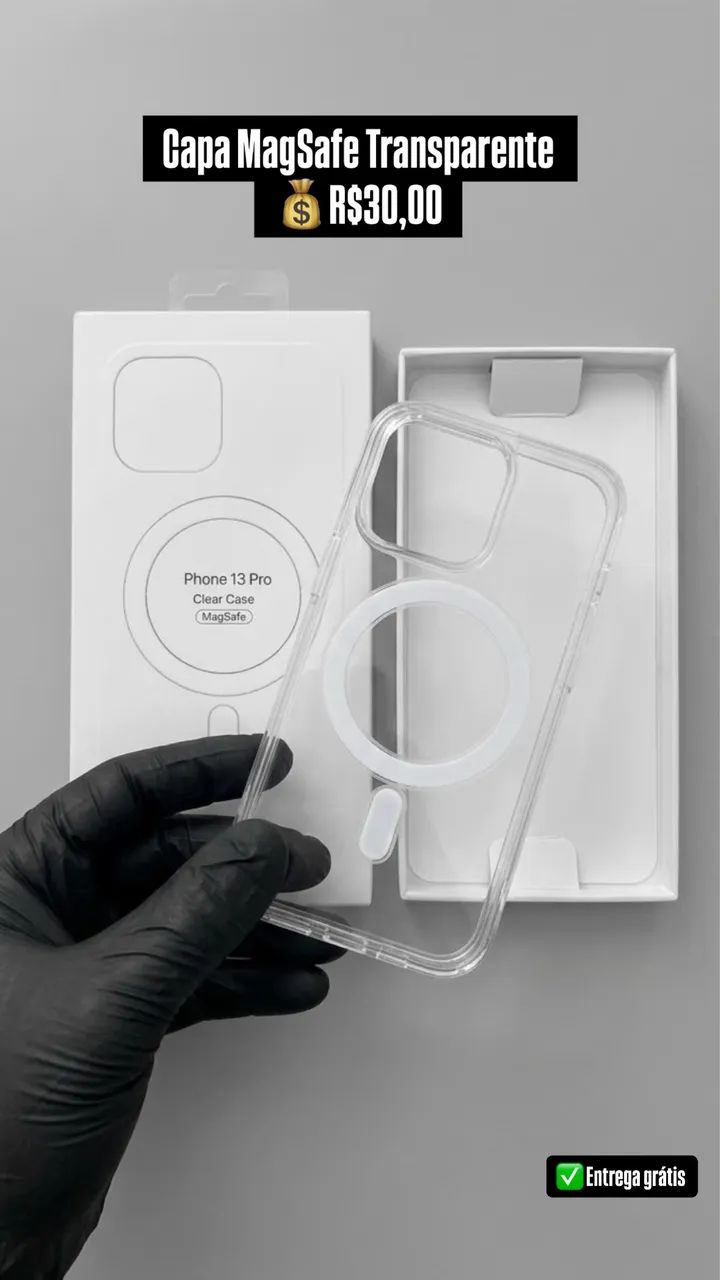 Capa MagSafe Transparente 
