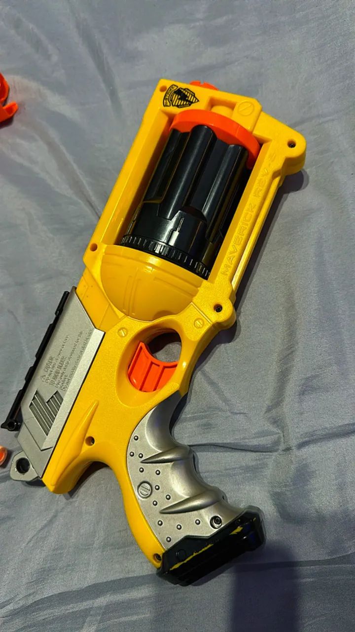 Nerf Falconfire + Nerf Maverick Rev-6 armas de brinquedo