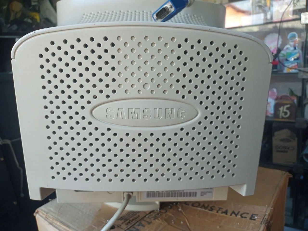 Monitor CRT Sansung analógico 15 polegadas funcionando perfeitamente  - Foto 4