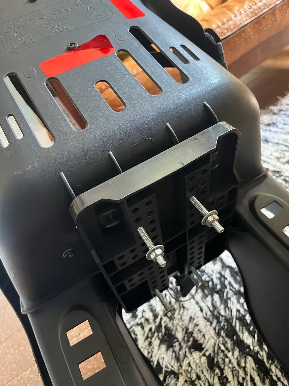 Cadeirinha de bicicleta 25kg com engate rapido - Foto 2