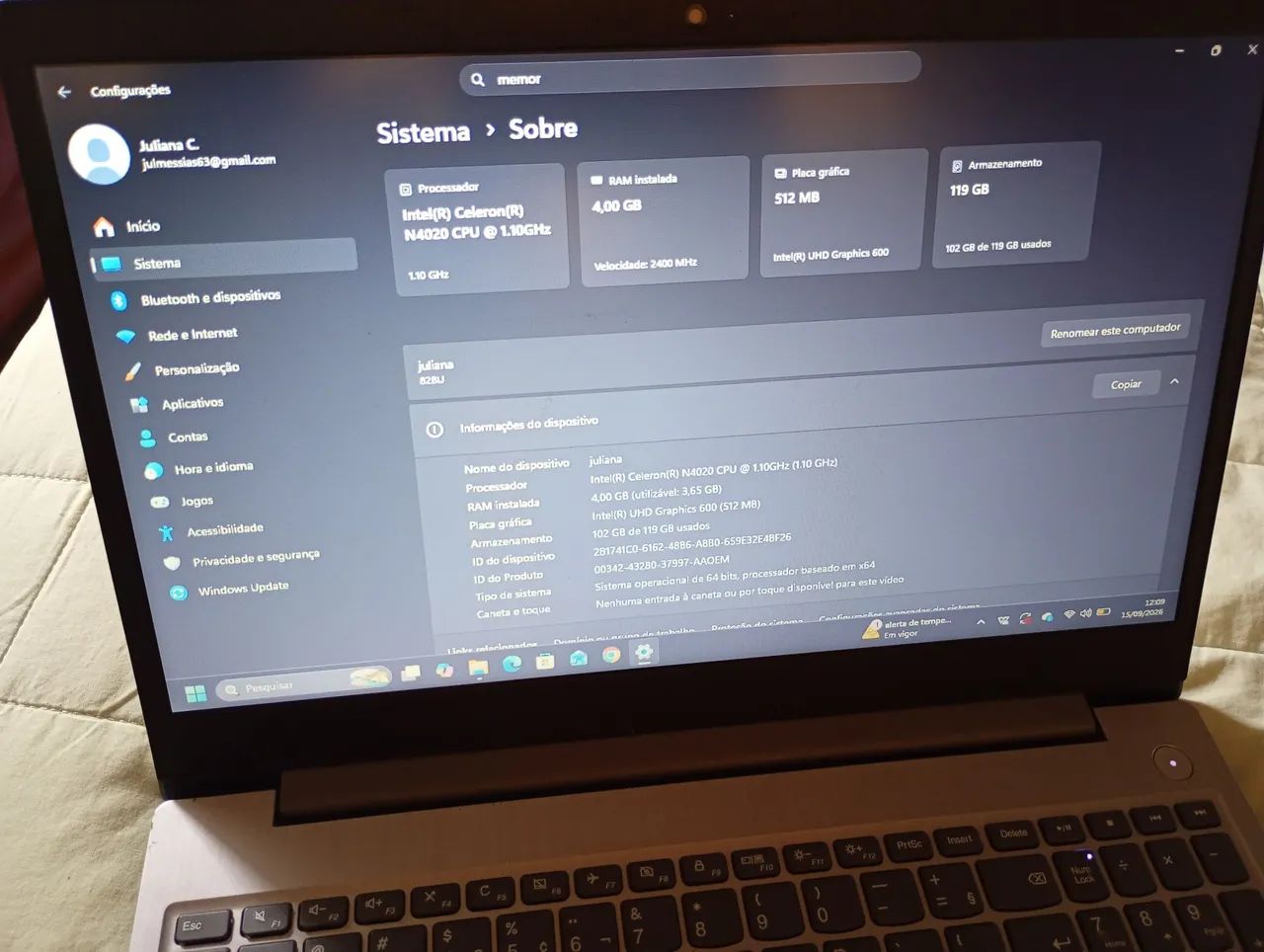 Notebook Lenovo  - Foto 4