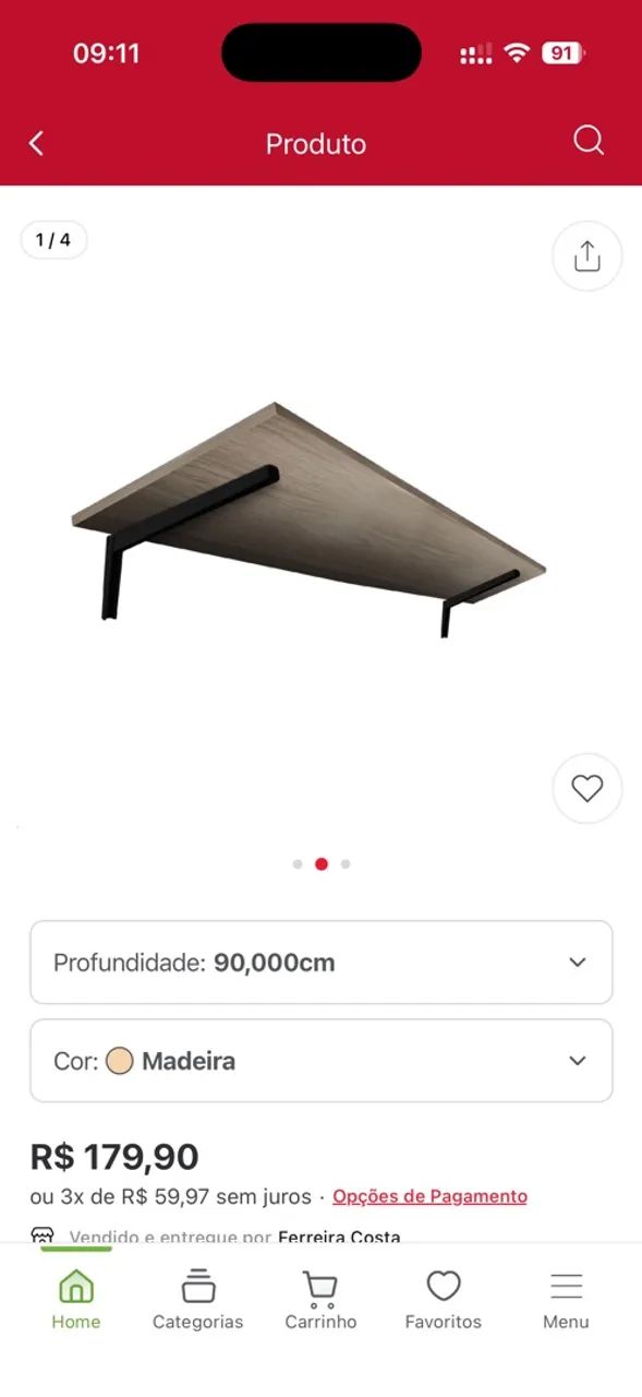 Mesa Dobrável para parede - Foto 4