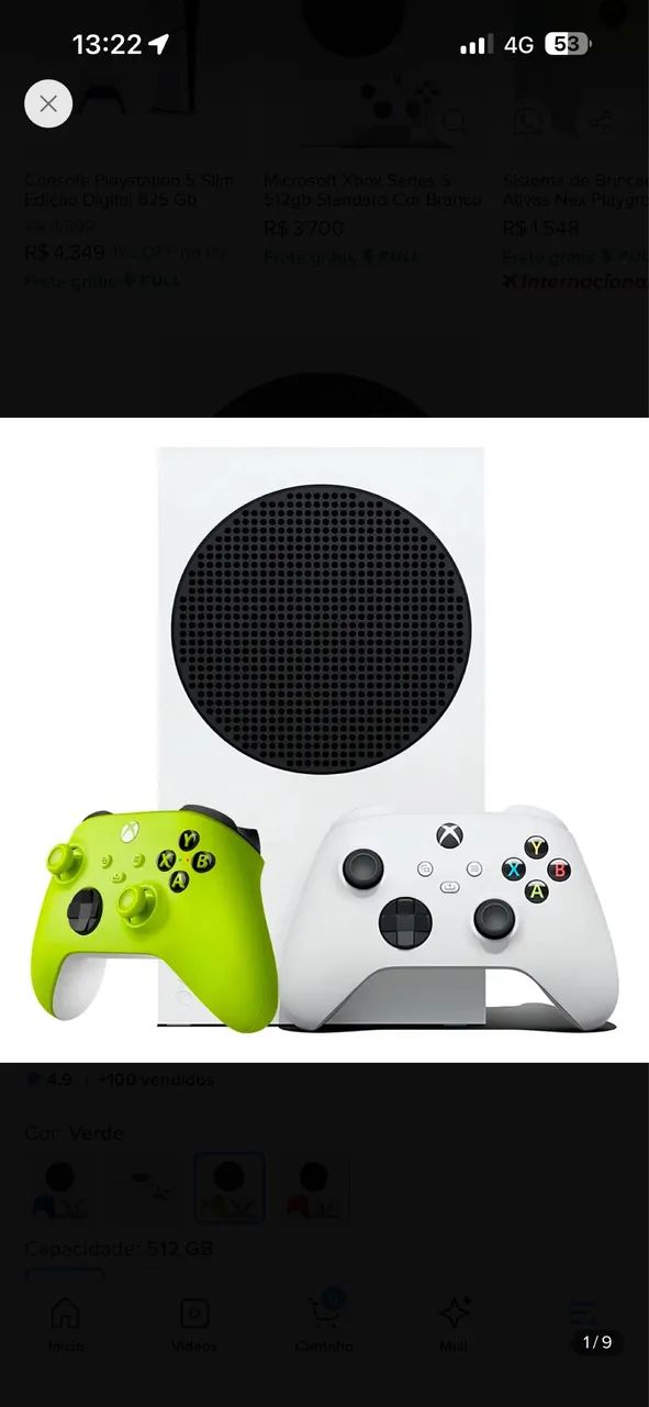 Console Microsoft Xbox Series S 1 TB Branco - Foto 5