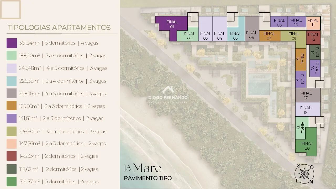 La Mare Campeche | 224,11 m² | Apartamento 4 a 5 Dorms | Produto Premium - Foto 4