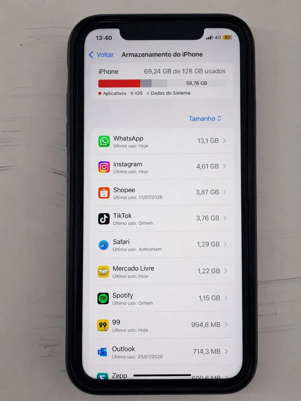 iPhone XR 128 gb - Preto - Foto 2