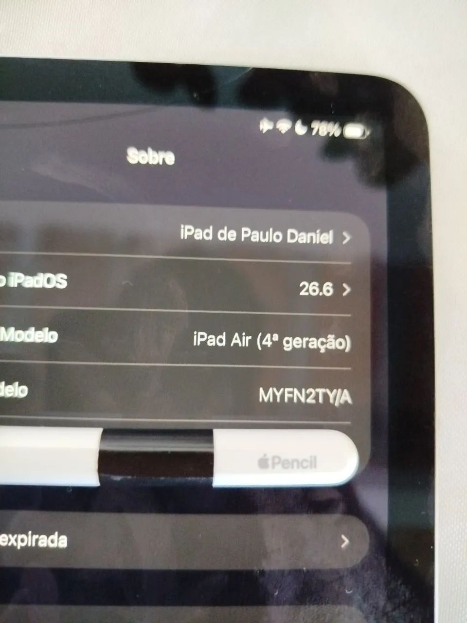iPad Air 4 + Apple Pencil + Capa original  - Foto 5