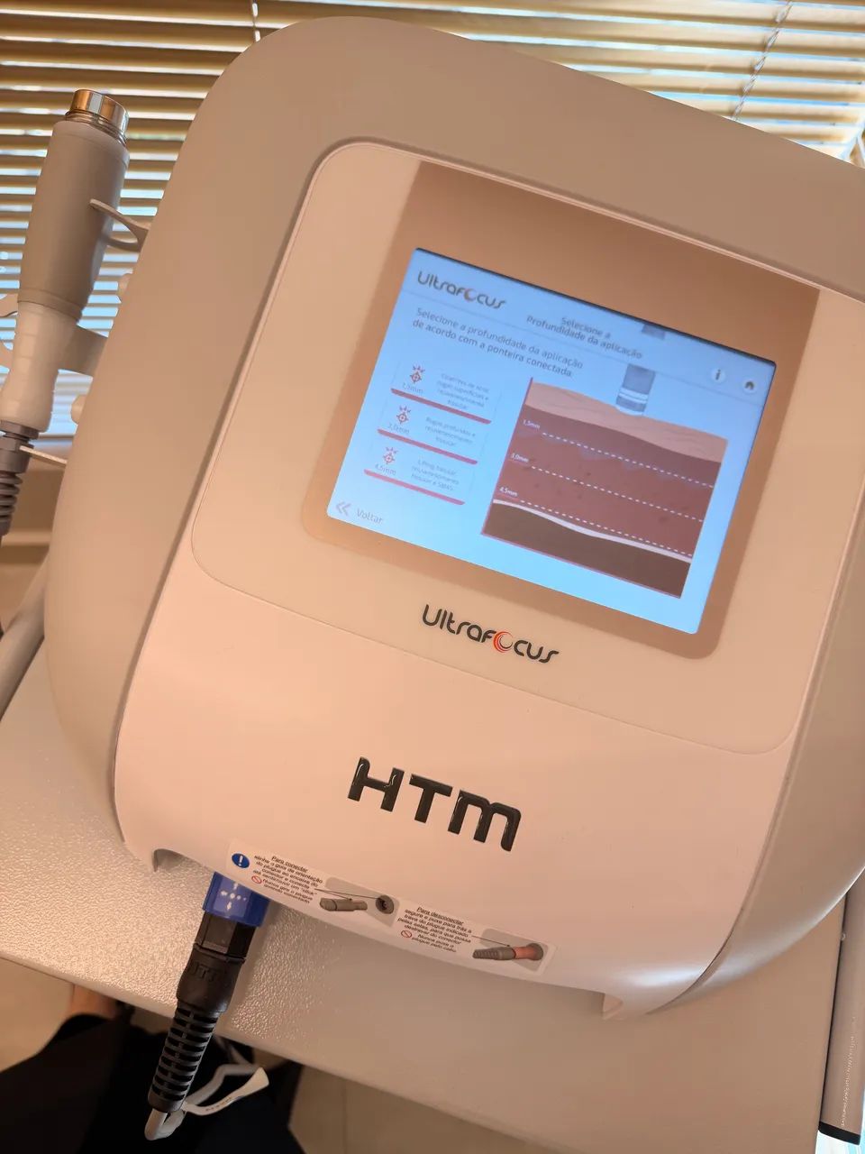 Ultrassom microfocado HTM Ultrafocus