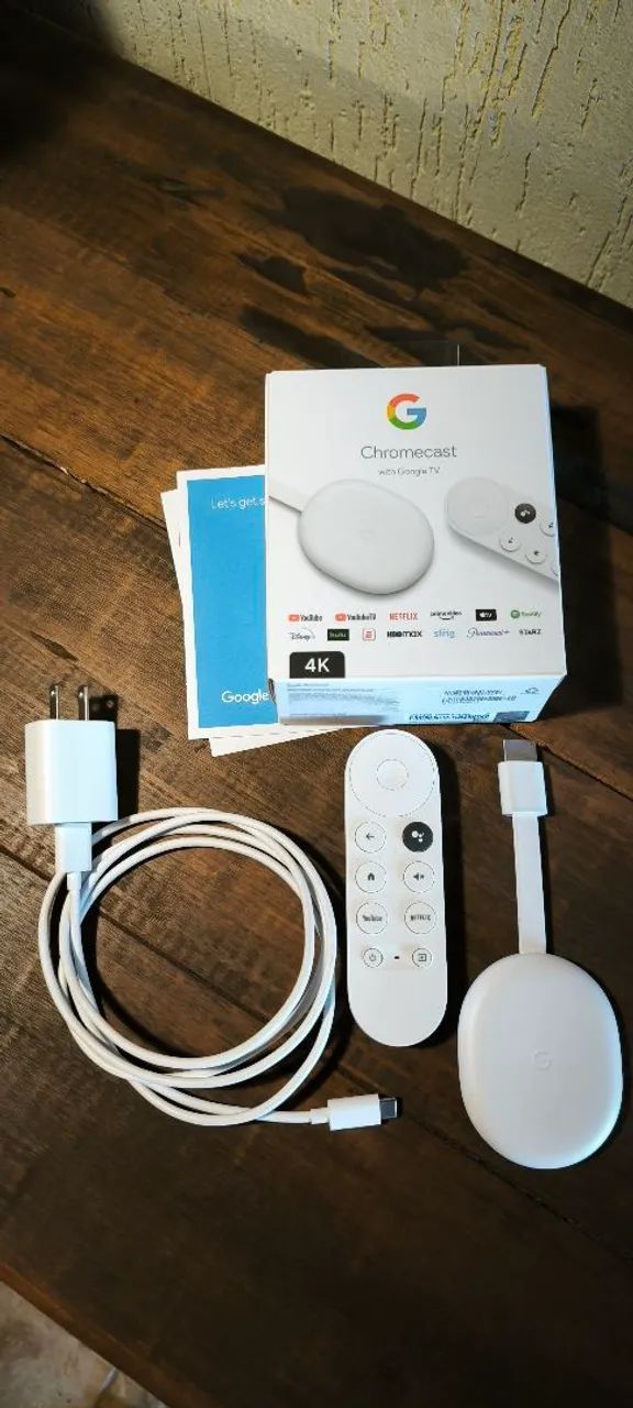 Google Chromecast 4k (4 geração) Dolby Vision/HDR - Dispositivos