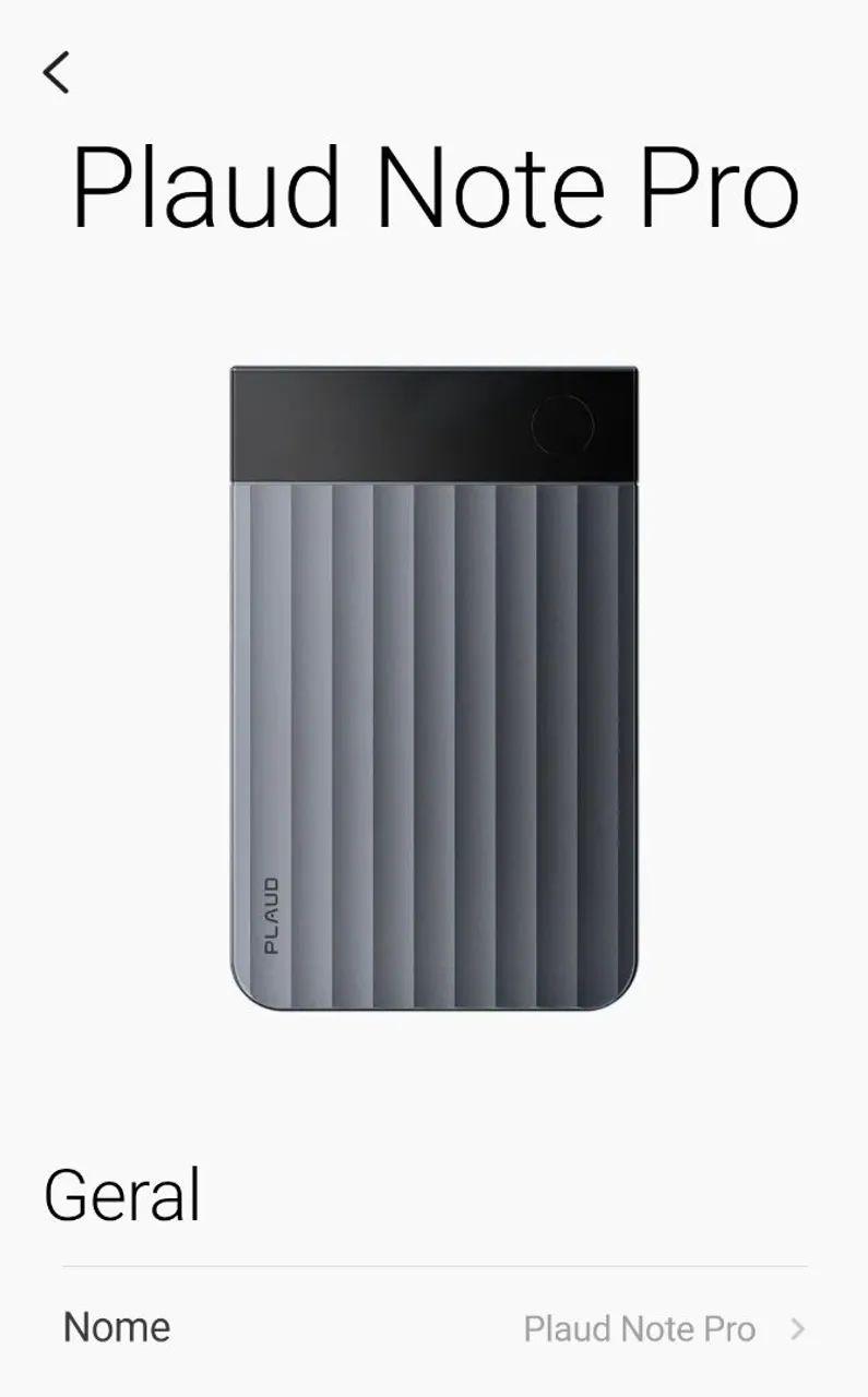 Plaud Note Pro 64GB AI - Microfones e Gravadores - Setor Central