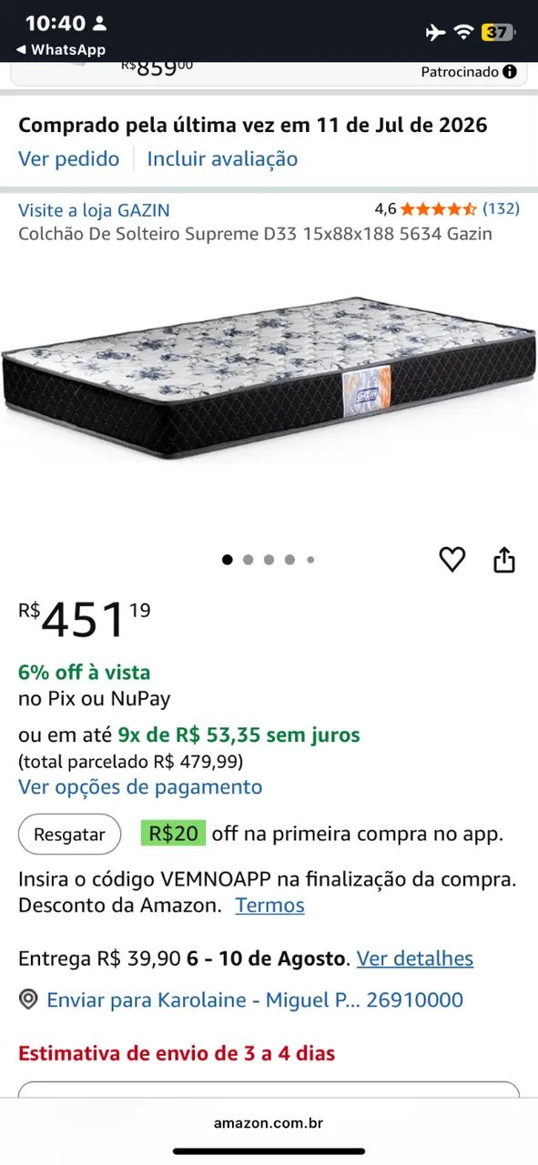 Colchão - Foto 2