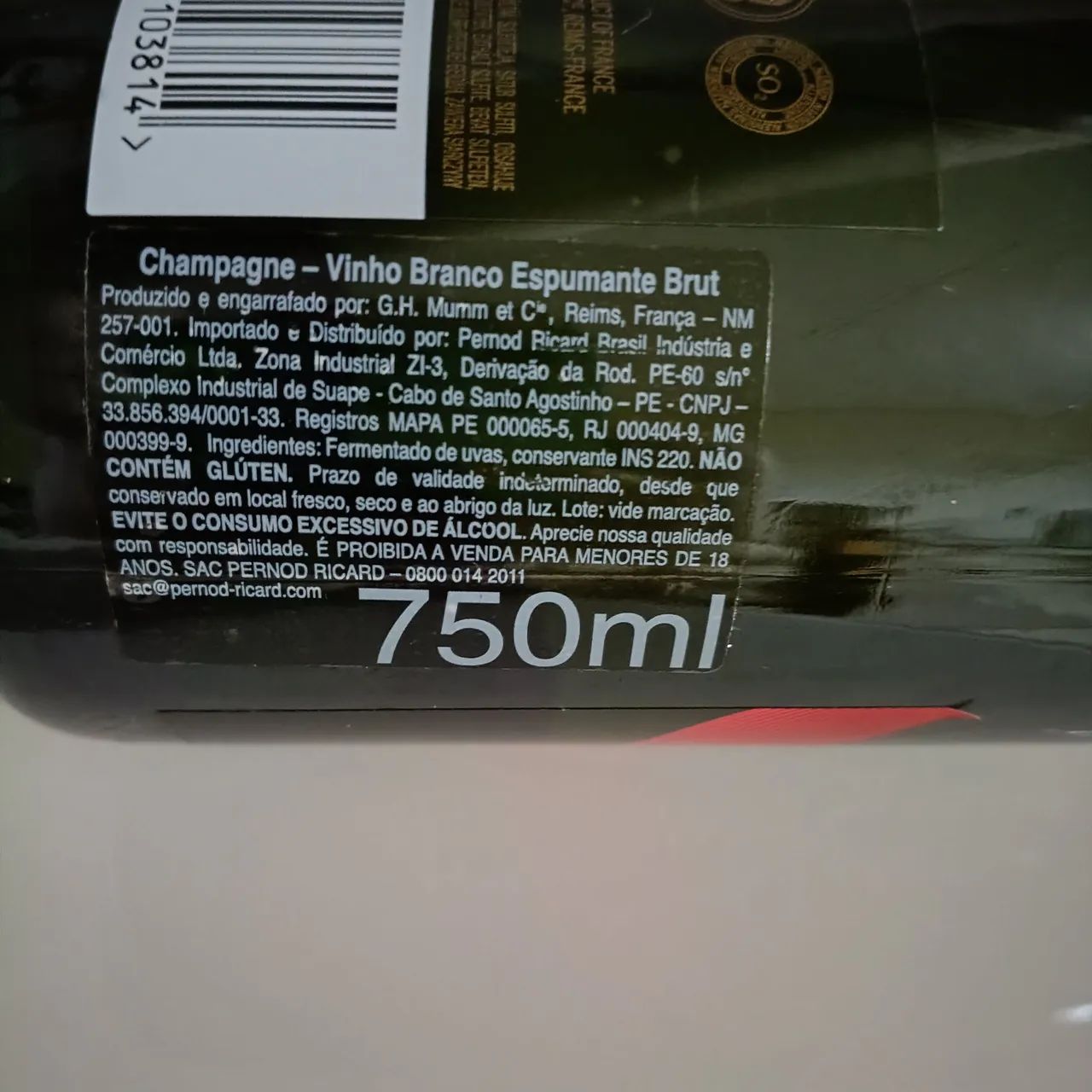 Champagne Mumm Brut (750ml) - Foto 5