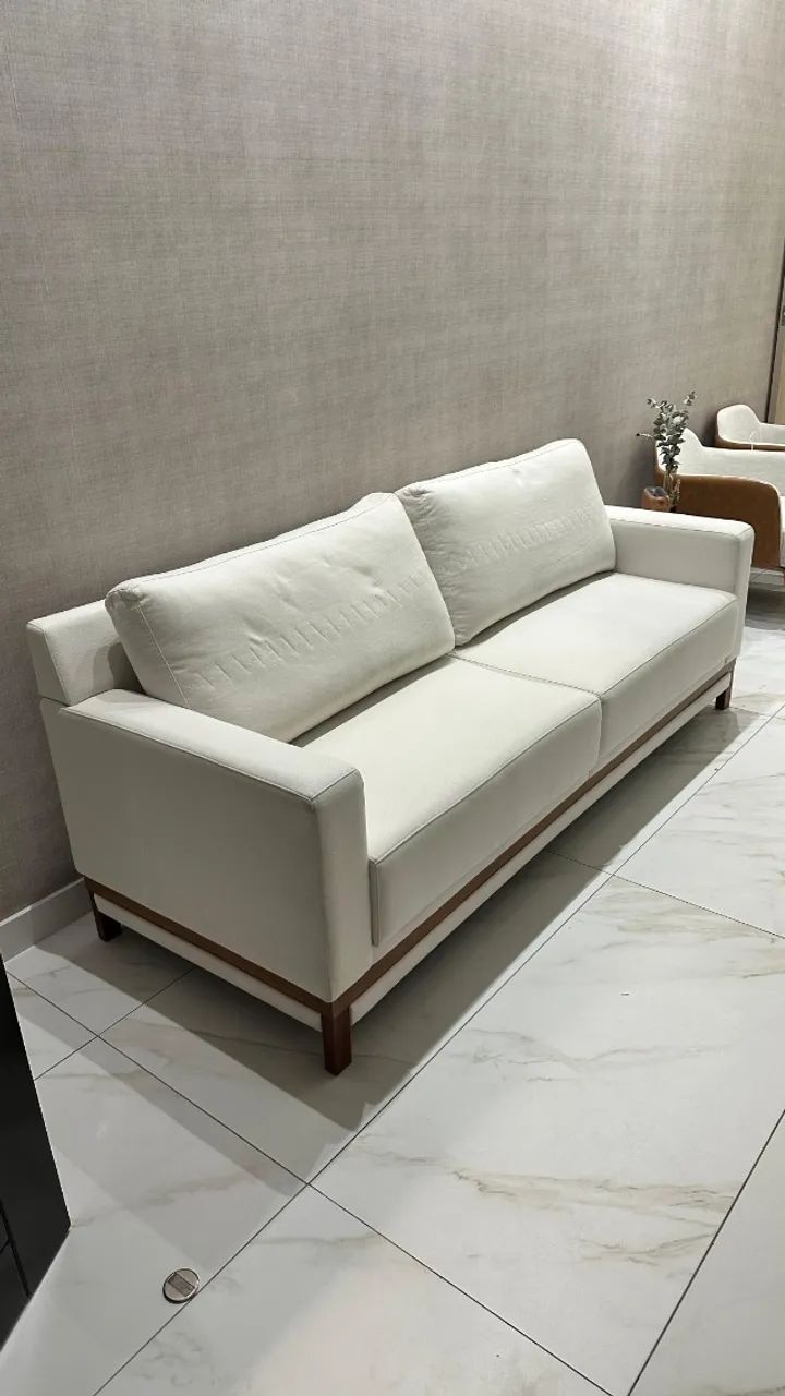 Sofá de linho - 2 lugares - Foto 2