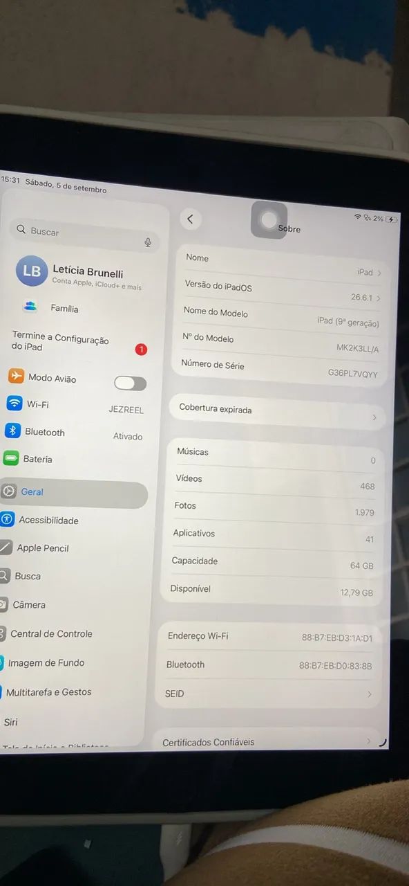 iPad 9ª geração 