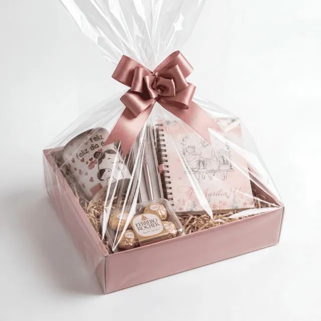 Kit Dia das Mães Personalizado com Xícara Mágica, Agenda, Polaroides, Caneta e Chocolate - Foto 2