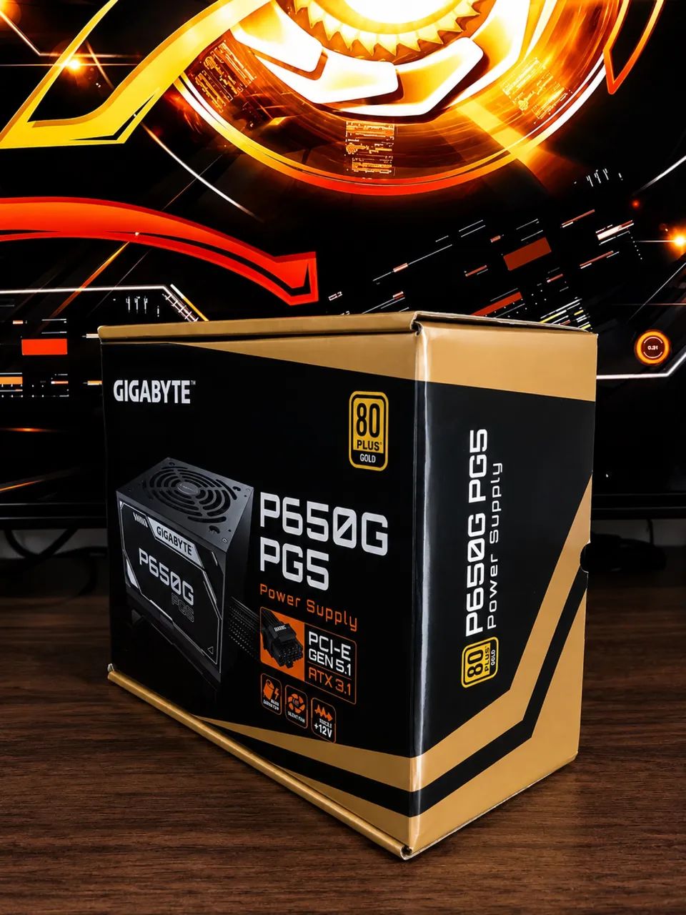 Fonte Gigabyte 650w 80 Plus Gold - Foto 2