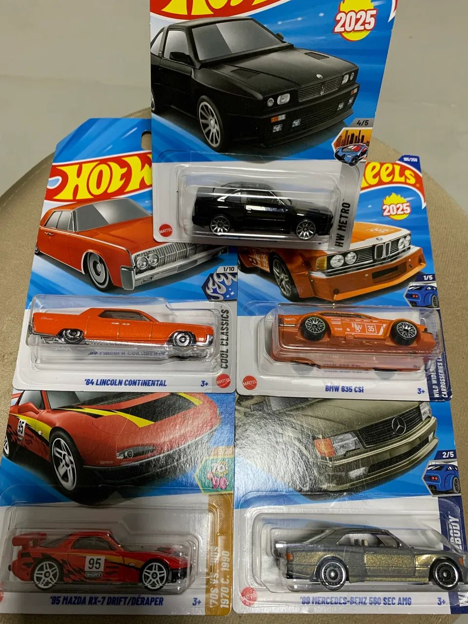 5 carrinhos hotwells 