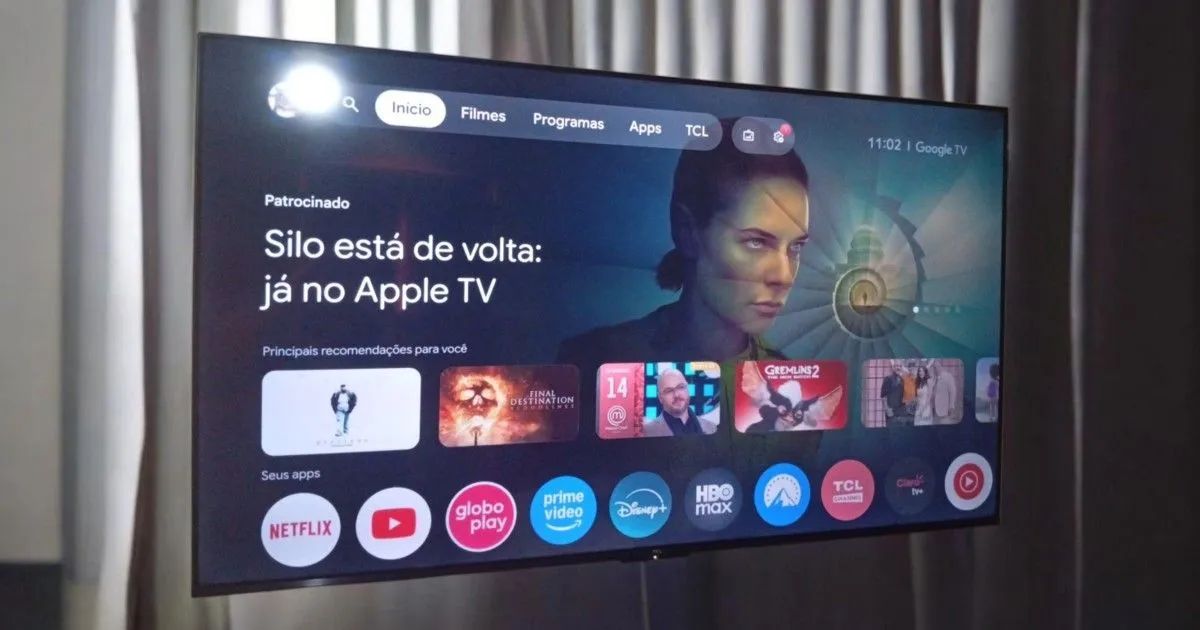 Smart TV, 50 polegadas,4k com comando de voz 