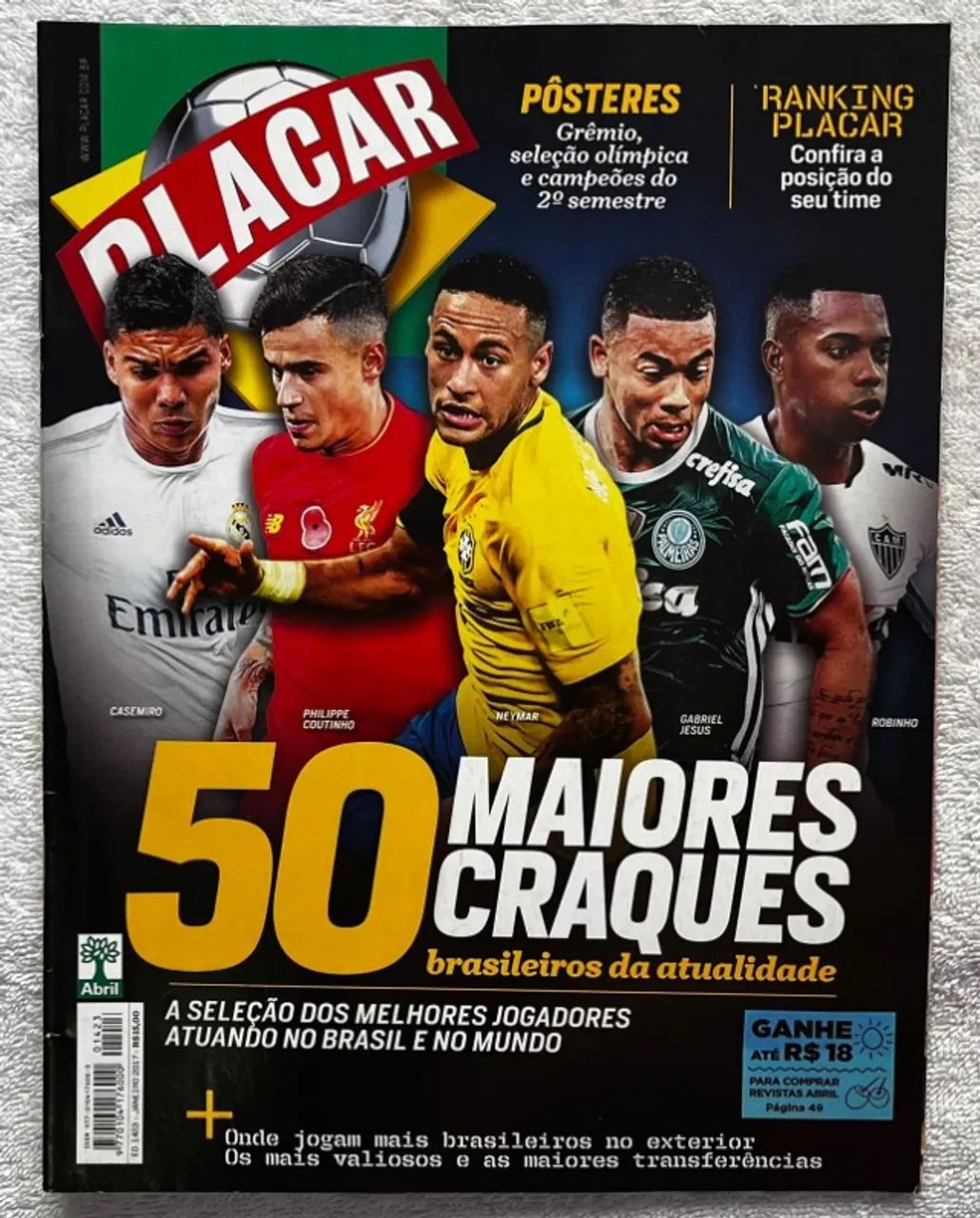 Revista Placar Edição 1423 - Janeiro de 2017