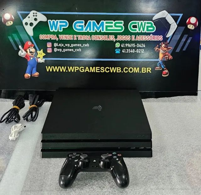 PLAYSTATION 4 PRO 1TB  COM GARANTIA LOJA FÍSICA WP GAMES CWB