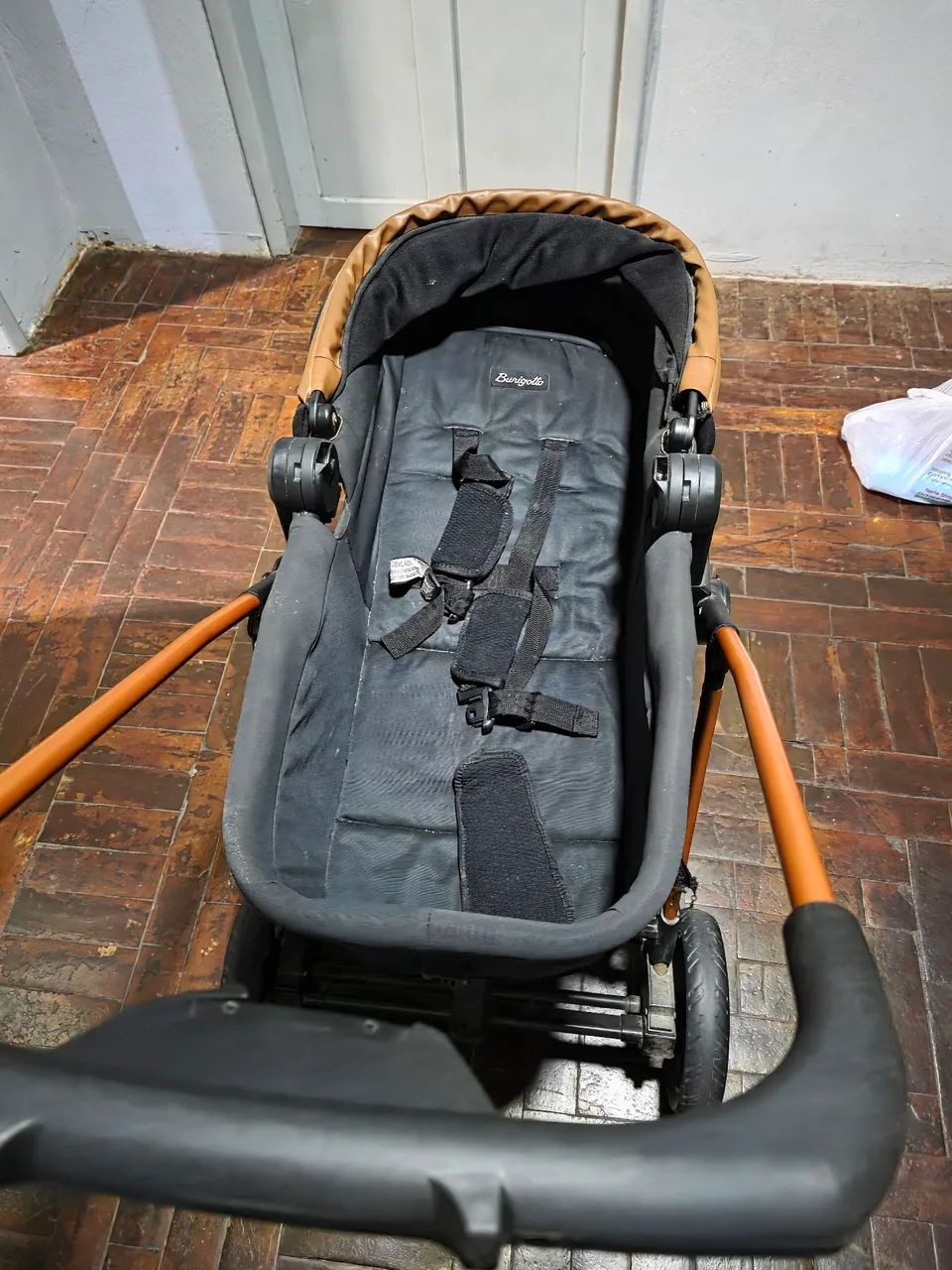 Carrinho de bebê Moisés e bebê conforto Burigotto Materna  - Foto 6
