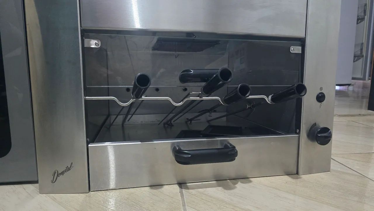 Churrasqueira de Embutir Elétrica e gás