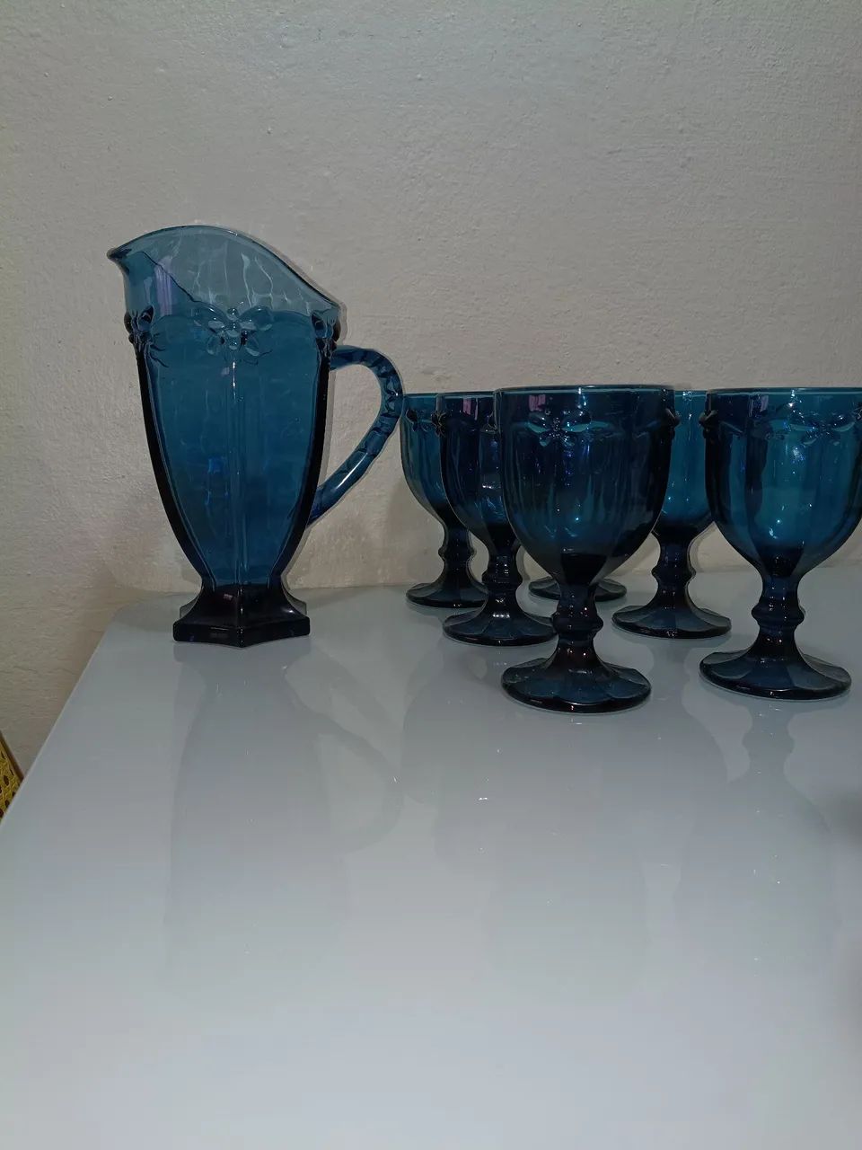 Conjunto libélula de jarra + taça- louça  - Foto 2