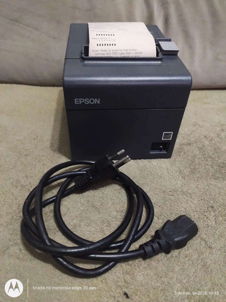 Impressora Epson modelo TM-T20 m249A - Foto 5