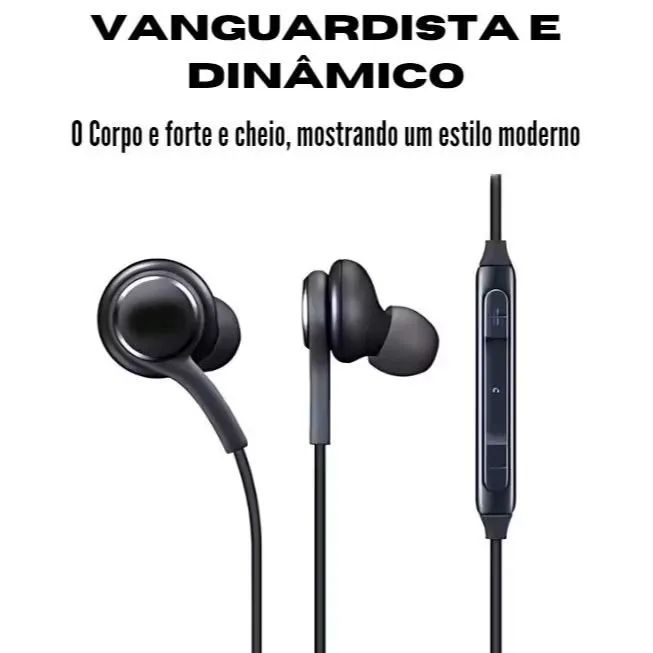 Fone De Ouvido Entrada Tipo-C com 4 ear tips extras 3.5 mm Usb - Foto 2