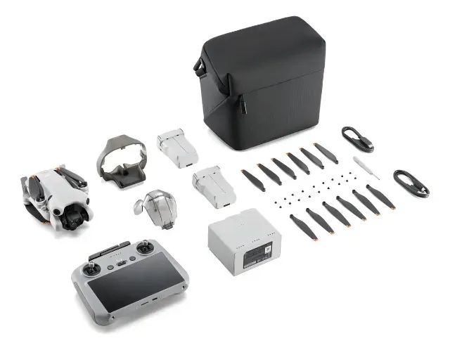 Dji Mini 4 Pro Combo Plus -com Tela -camera 4k Cor Cinza