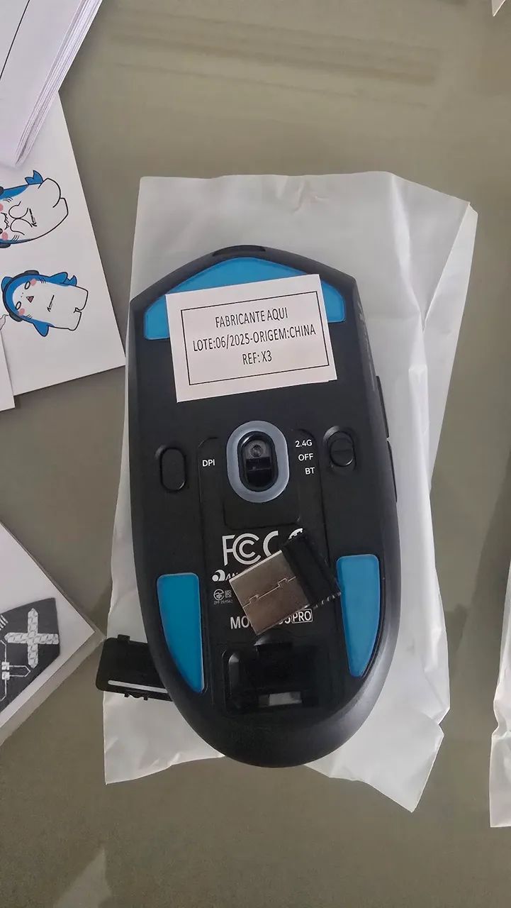 Mouse Attack Shark G3 Pro Preto - Foto 2
