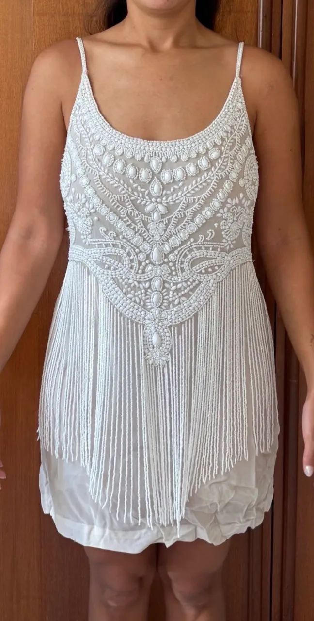 Vestido Animale de pedraria