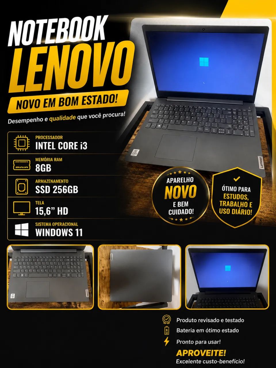 Lenovo zeradinho! - Foto 2