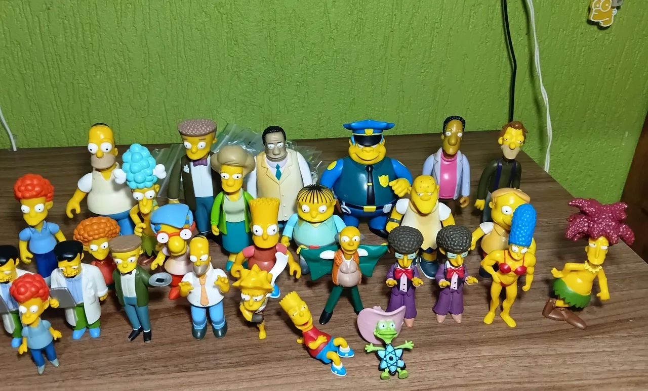 Coleção de Bonecos Os Simpsons Playmates Longjump