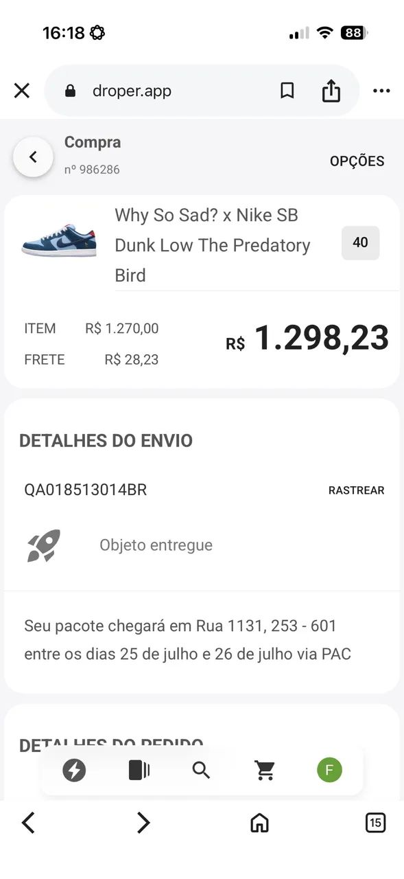 Tênis dunk low why so sad 40 - Foto 5