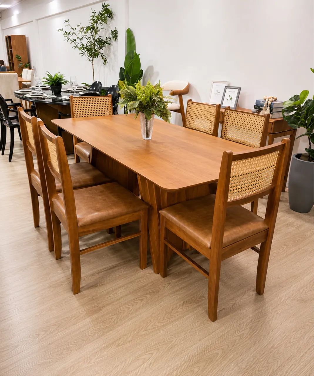 Mesa de Jantar Com 6 Cadeiras - Largura 180x90 - Foto 2