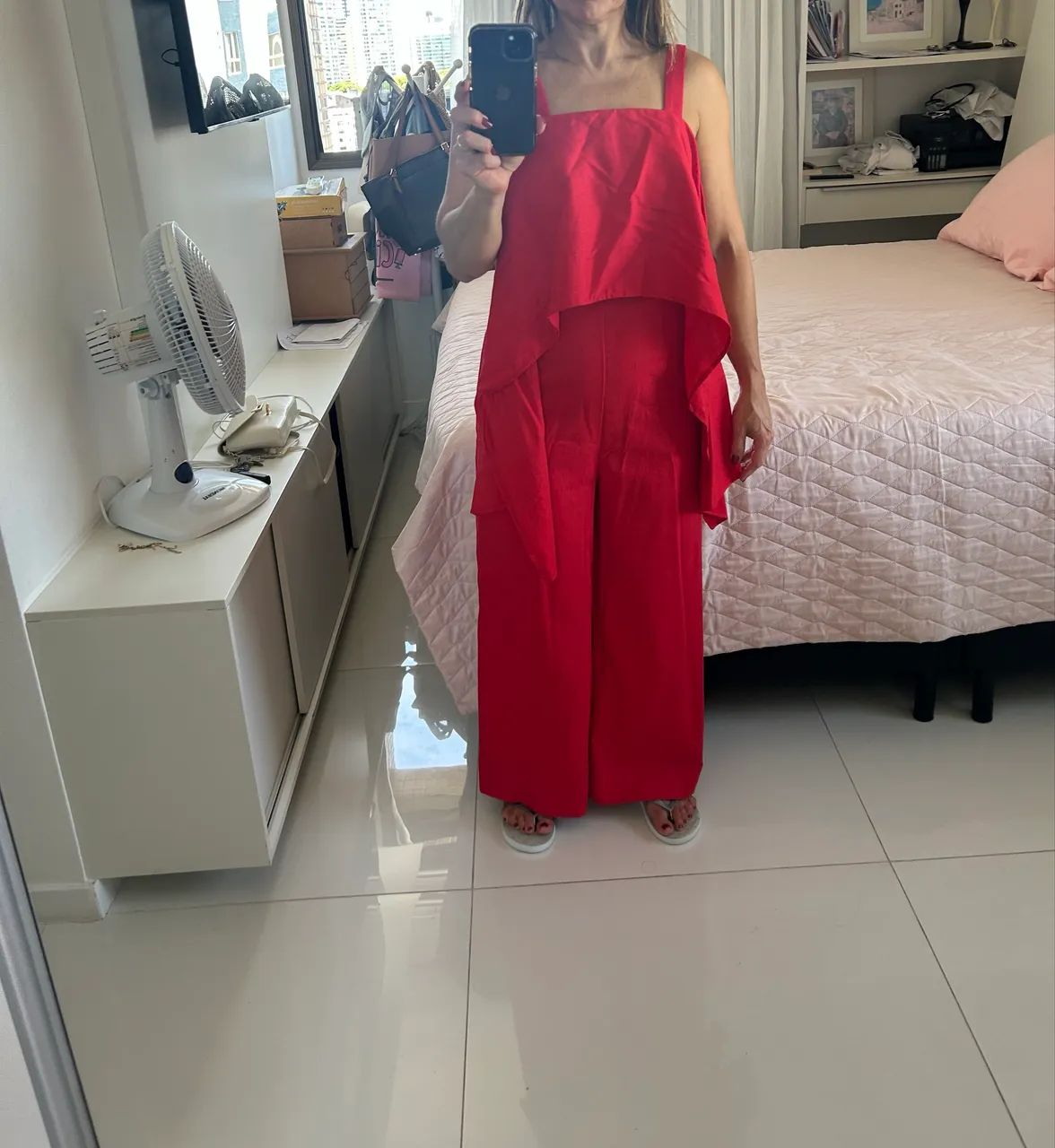 Macacão vermelho estiloso  - Foto 2